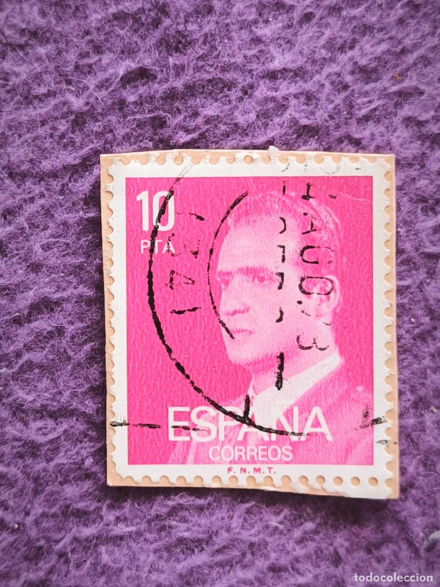 Sellos: Sello Espa&ntilde;a 10 Pesetas Rey Juan Carlos I Cl&aacute;sico Filatelia Coleccionismo