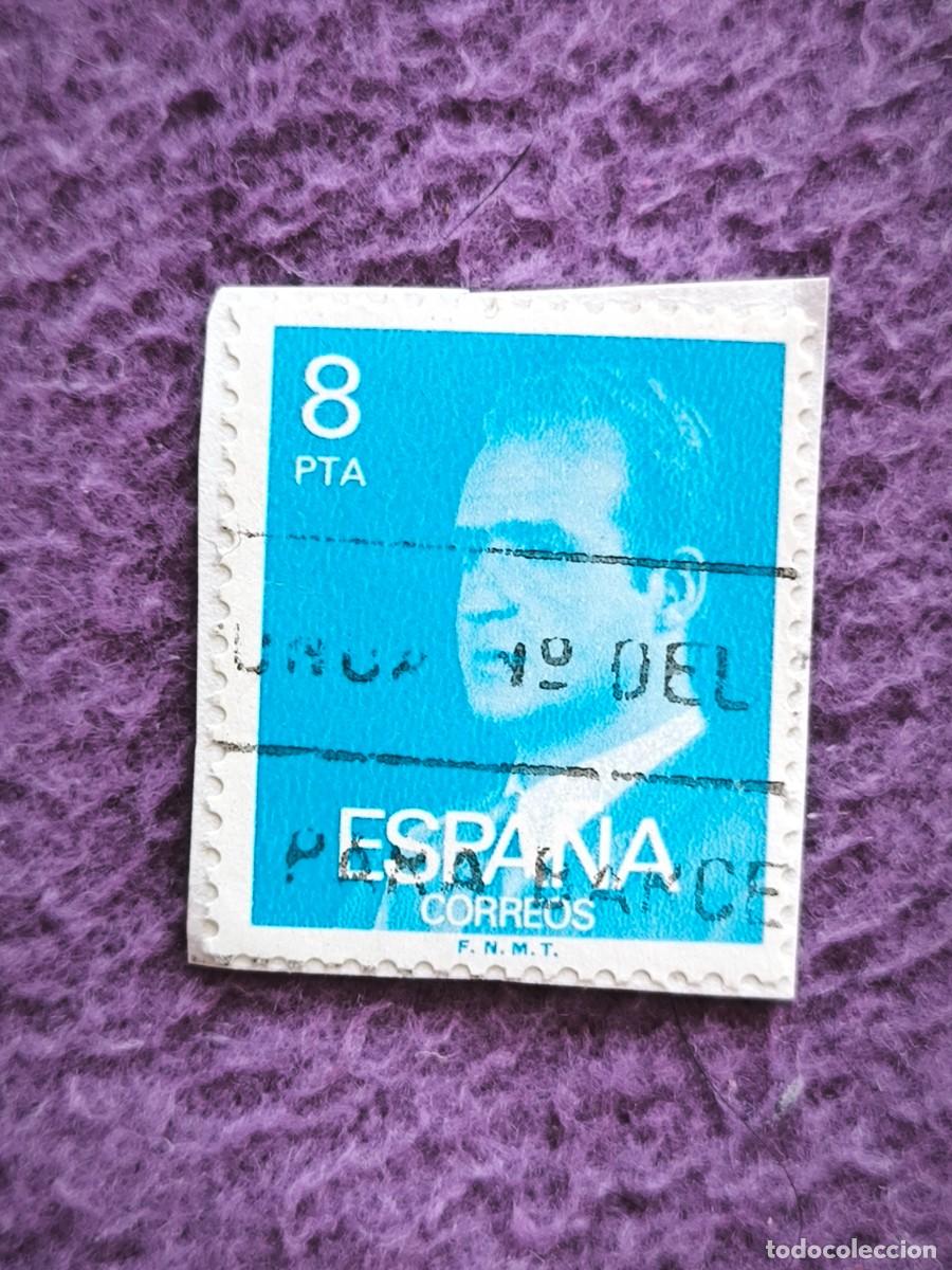 Sellos: Sello Espa&ntilde;a 8 Pesetas Rey Juan Carlos I Cl&aacute;sico Filatelia Coleccionismo