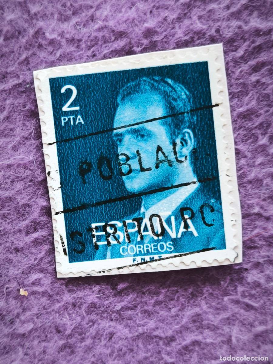 Sellos: Sello Espa&ntilde;a 2 Pesetas Rey Juan Carlos I Filatelia Cl&aacute;sica Correos