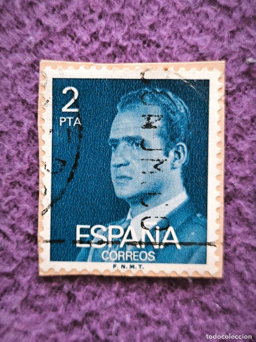 Sellos: Sello Espa&ntilde;a 2 Pesetas Rey Juan Carlos I Filatelia Cl&aacute;sica Correos