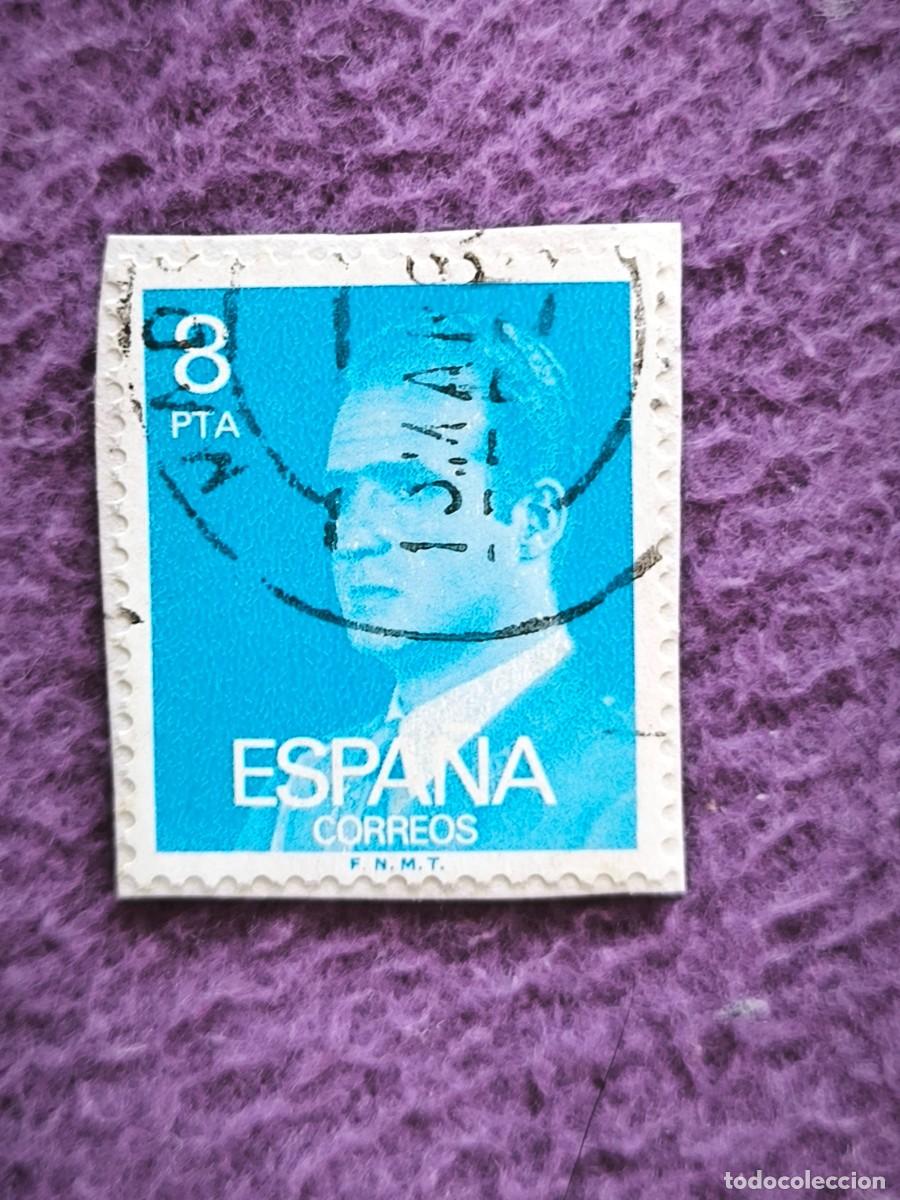Sellos: Sello Espa&ntilde;a 8 Pesetas Rey Juan Carlos I Filatelia Cl&aacute;sica Correos