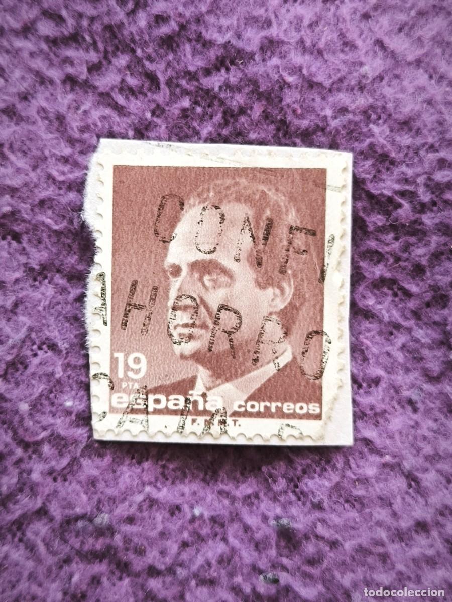 Sellos: Sello Espa&ntilde;a 19 Pesetas Juan Carlos I Cl&aacute;sico Marr&oacute;n Para Coleccionistas De Filatelia