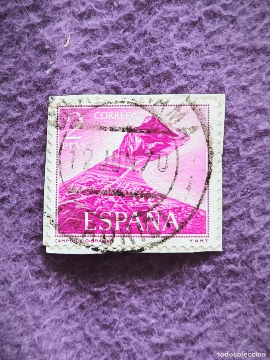 Sellos: Sello Espa&ntilde;a 2 Pesetas Campo De Gibraltar Paisajes Cl&aacute;sico Para Coleccionistas