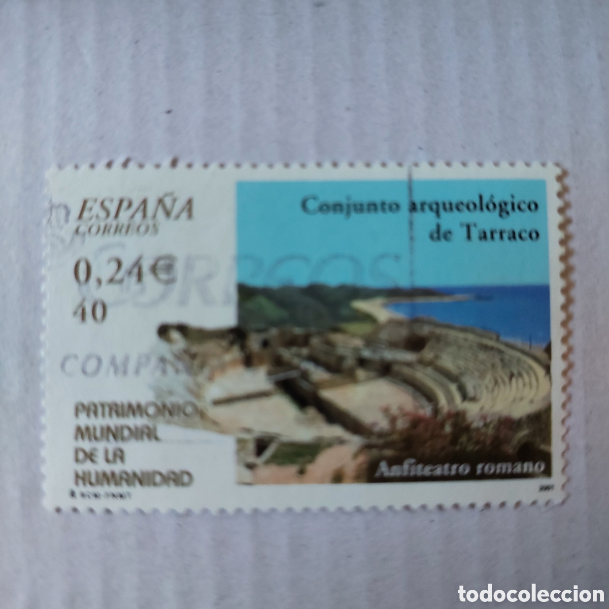 Sellos: 2001 Espa&ntilde;a Usado Patrimonio de la Humanidad Conjunto Arqueol&oacute;gico Tarraco