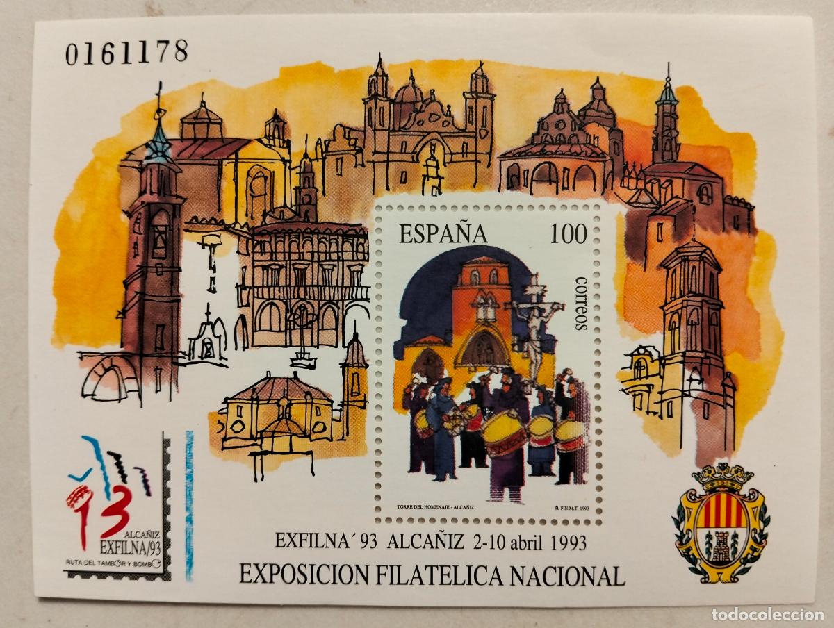 Stamps: HOJA BLOQUE, EXPOSICION FILATELICA NACIONAL, EXFILNA 1993, ALCA&Ntilde;IZ