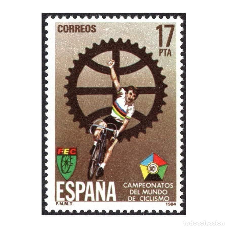 Sellos: Espa&ntilde;a 1984 [SLL] Campeonato Mundial de Ciclismo (MNH)