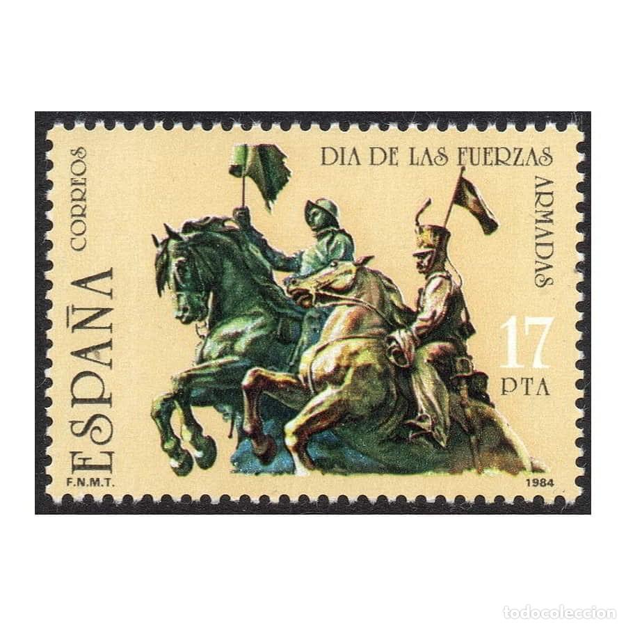 Sellos: Espa&ntilde;a 1984 [SLL] D&iacute;a de las Fuerzas Armadas (MNH)