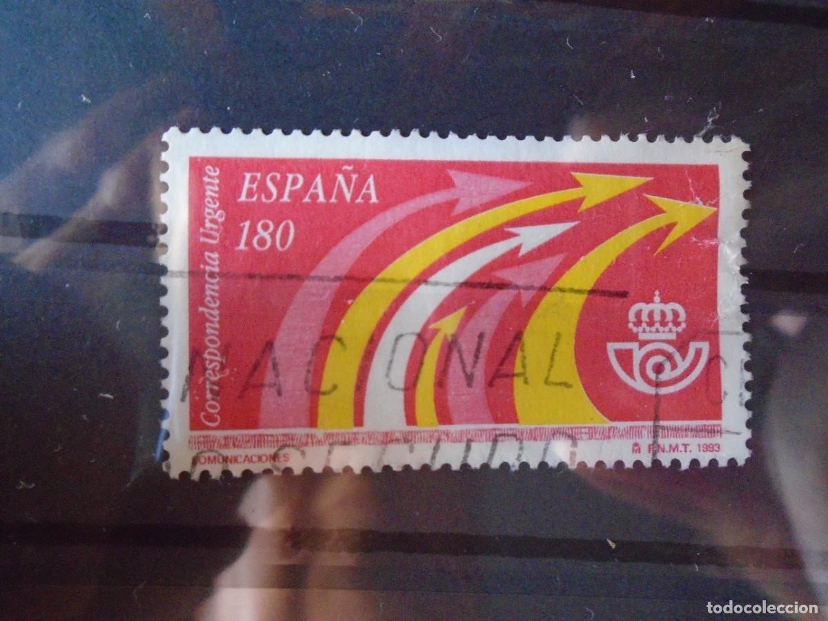 Stamps: CORREO URGENTE A&Ntilde;O 1993 180 PESETAS