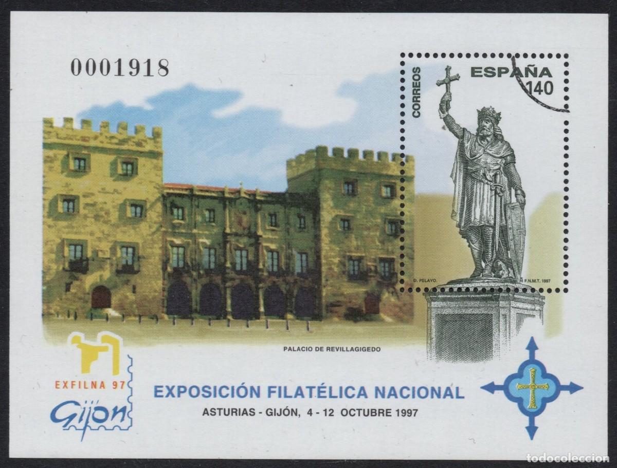 Sellos: HOJA BLOQUE MUESTRA ESPA&Ntilde;A A&Ntilde;O 1.997 N&ordm; EDIFIL 3512