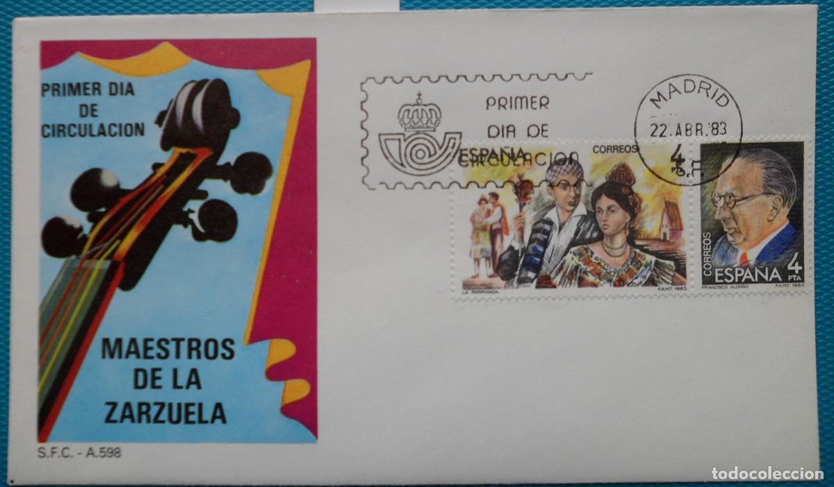 Sellos: 1983-ESPA&Ntilde;A-SPD-VER FOTO-N&ordm;2697/2702-MAESTROS DE LA ZARZUELA