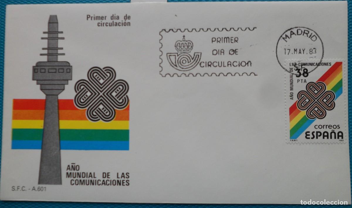 Sellos: 1983-ESPA&Ntilde;A-SPD-VER FOTO-N&ordm;2709-A&Ntilde;O MUNDIAL DE LAS COMUNICACIONES