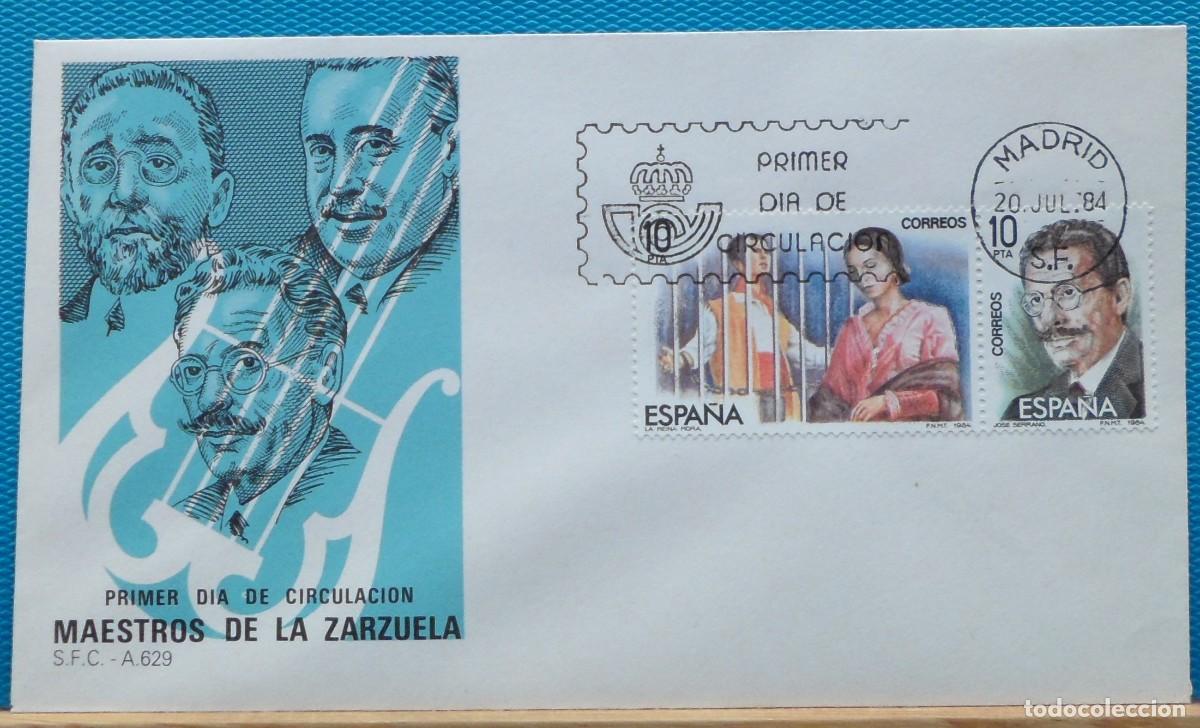 Sellos: 1984-ESPA&Ntilde;A-SPD-VER FOTO-N&ordm;2766/7-MAESTROS DE LA ZARZUELA-