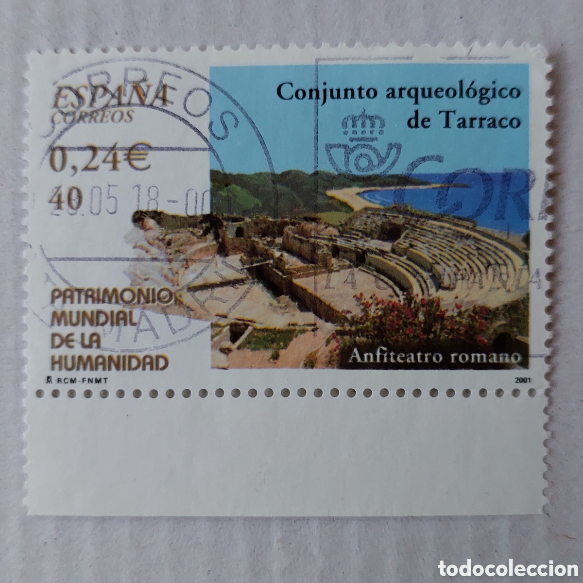 Sellos: 2001 Espa&ntilde;a Usado Patrimonio de la Humanidad Conjunto Arqueol&oacute;gico Tarraco