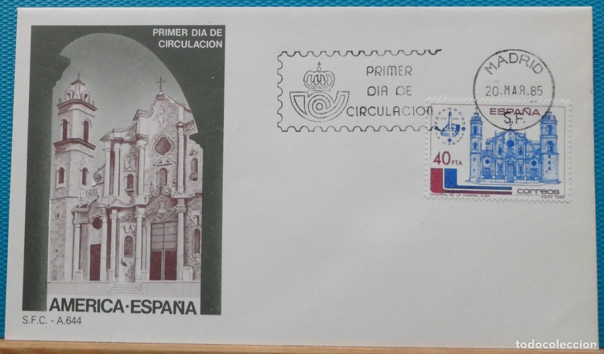 Sellos: 1985-ESPA&Ntilde;A-SPD-VER FOTO-N&ordm;2782-AMERICA-ESPA&Ntilde;A