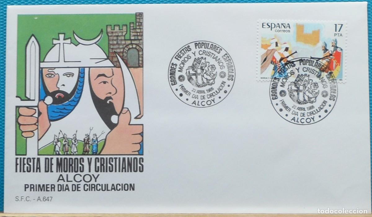 Sellos: 1985-ESPA&Ntilde;A-SPD-VER FOTO-N&ordm;2784-GRANDES FIESTAS POPULARES ESPA&Ntilde;OLAS-FIESTA DE MOROS Y CRISTIANOS-ALC