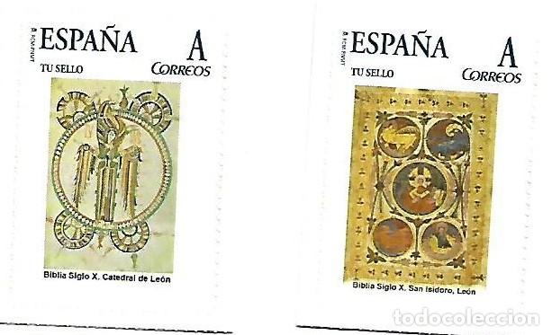 Sellos: DOS TUSELLO DE LE&Oacute;N. BIBLIA MOZ&Aacute;RABE. SIGLO X. CATEDRAL. Y BIBLIA VISIG&Oacute;TICA COLEGIATA SAN ISIDORO
