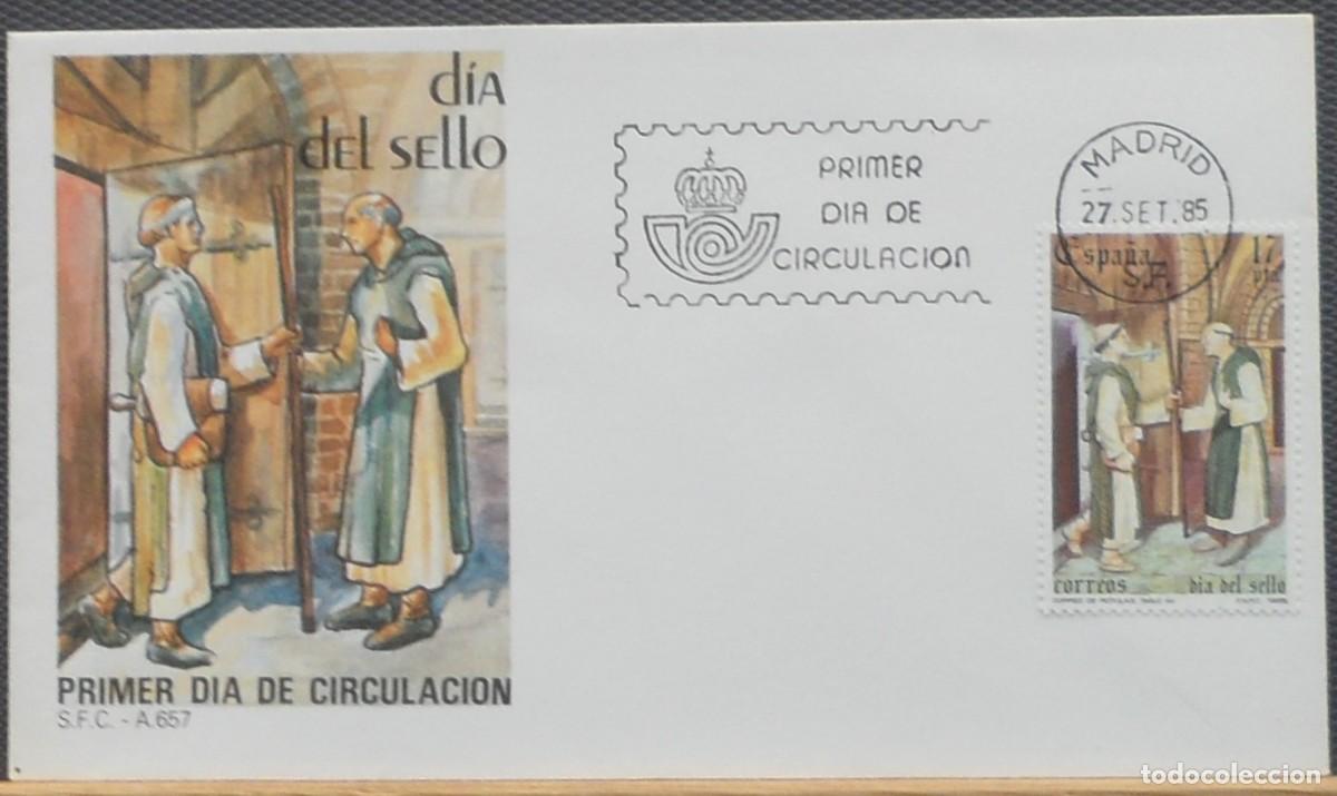 Sellos: 1985-ESPA&Ntilde;A-SPD-VER FOTO-N&ordm;2810-DIA DEL SELLO