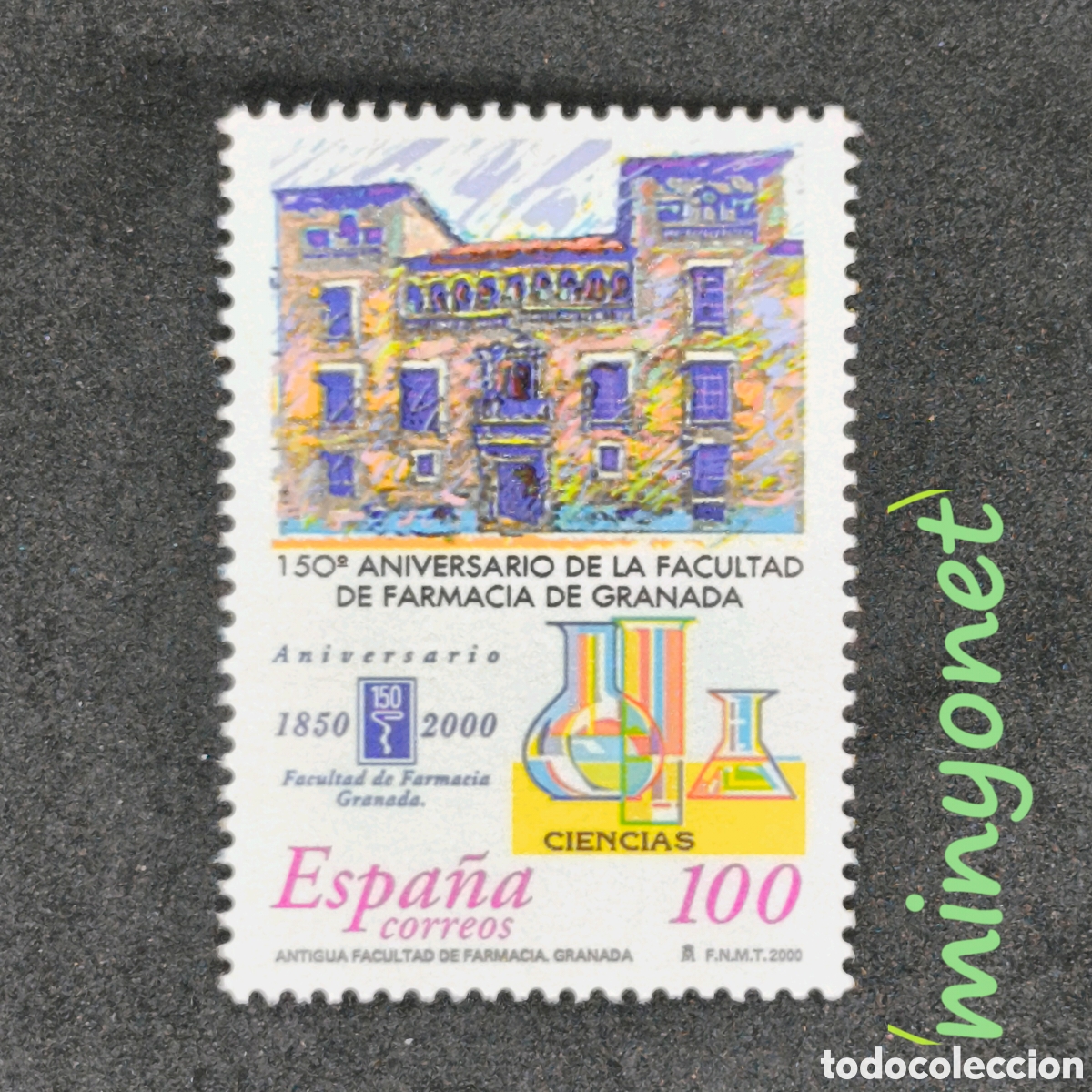 Sellos: Sello Espa&ntilde;a 3710 de 2000 - 150 Aniversario Facultad farmacia Granada