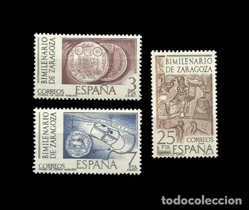 Timbres: Edifil 2319-2321 nuevos sin charnela MNH ** 1976 Bimilenario de Zaragoza