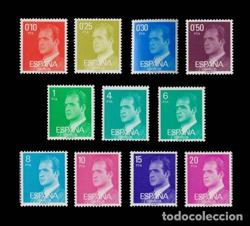 Timbres: Edifil 2386-2396 nuevos sin charnela MNH ** 1977 S.M. Don Juan Carlos I