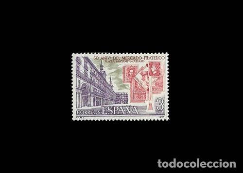 Briefmarken: Edifil 2415 nuevo sin charnela MNH ** 1977 Mercado filat&eacute;lico de Madrid