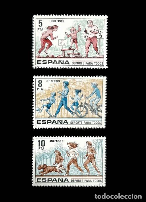 Sellos: Edifil 2516-2518 nuevos sin charnela MNH ** 1979 Deportes para todos