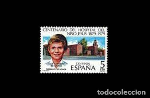 Sellos: Edifil 2548 nuevo sin charnela MNH ** 1979 Centenario del Hospital del Ni&ntilde;o Jes&uacute;s