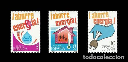 Sellos: Edifil 2508-2510 nuevos sin charnela MNH ** 1979 Ahorro de Energ&iacute;a