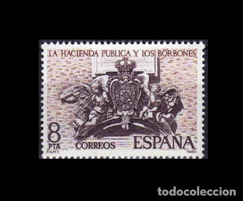 Sellos: Edifil 2573 nuevo sin charnela MNH ** 1980 La Hacienda P&uacute;blica y los Borbones