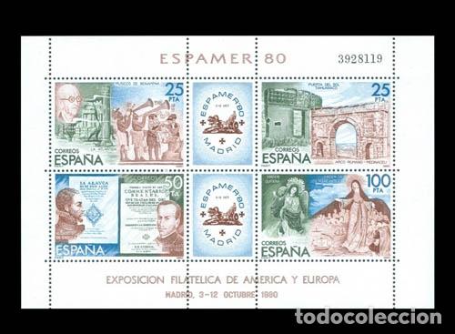 Sellos: Edifil 2583 nuevo sin charnela MNH ** 1980 Exposici&oacute;n Filat&eacute;lica de Am&eacute;rica y Europa, ESPAMER'80