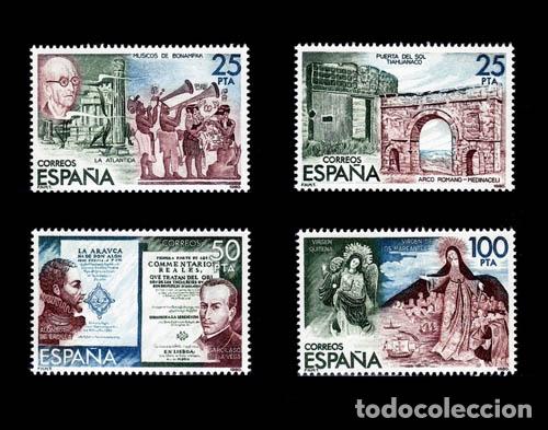 Sellos: Edifil 2579-2582 nuevos sin charnela MNH ** 1980 Exposici&oacute;n Filat&eacute;lica de Am&eacute;rica y Europa, ESPAMER'