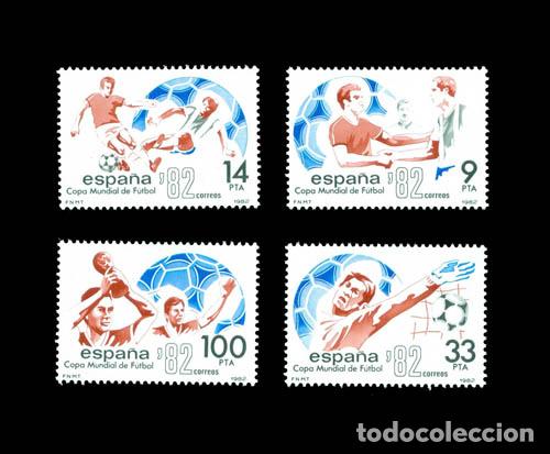 Sellos: Edifil 2661-2665 nuevos sin charnela MNH ** 1982 Mundial de F&uacute;tbol