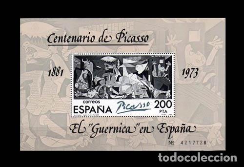 Sellos: Edifil 2631 nuevo sin charnela MNH ** 1981 HB El Guernica de Picasso en Espa&ntilde;a