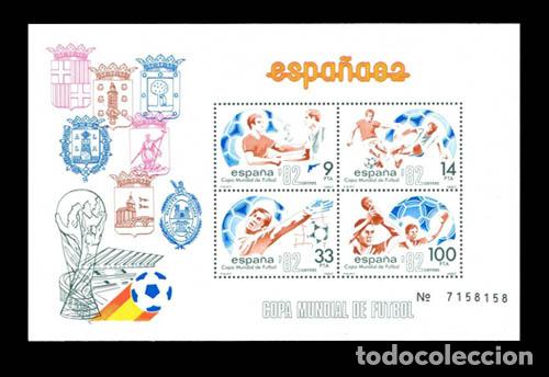 Sellos: Edifil 2660 nuevo sin charnela MNH ** 1982 HB Mundial de F&uacute;tbol