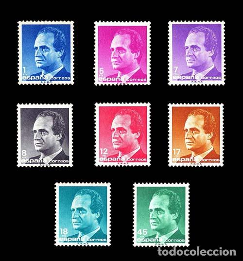 Sellos: Edifil 2794-2801 nuevos sin charnela MNH ** 1985 S.M. Don Juan Carlos I
