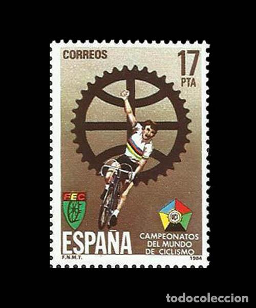 Sellos: Edifil 2772 nuevo sin charnela MNH ** 1984 Campeonato del Mundo de Ciclismo