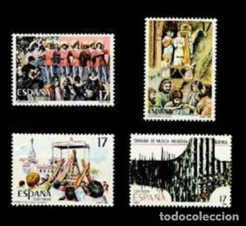 Briefmarken: Edifil 2840-2843 nuevos sin charnela MNH ** 1986 Grandes fiestas populares espa&ntilde;olas