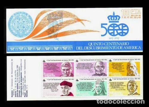 Briefmarken: Edifil 2860c nuevos sin charnela MNH ** 1986 Carnet V Centenario del descubrimiento de Am&eacute;rica