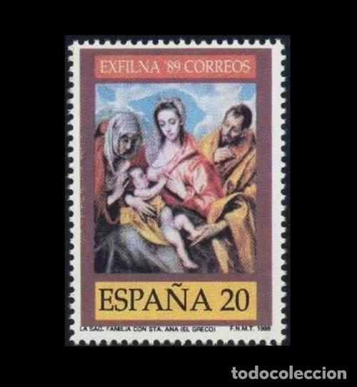 Briefmarken: Edifil 3011 Exposici&oacute;n Filat&eacute;lica Nacional EXFILNA'89 nuevo sin charnela MNH ** 1989
