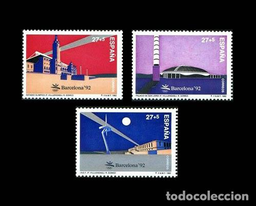 Timbres: Edifil 3215-3217 Juegos de la XXV Olimpiada Barcelona'92 1992 nuevos sin charnela MNH **