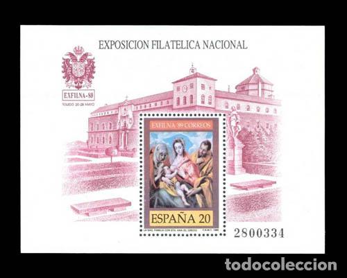 Timbres: Edifil 3012 Hojita Exposici&oacute;n Filat&eacute;lica Nacional EXFILNA'89 nuevo sin charnela MNH ** 1989