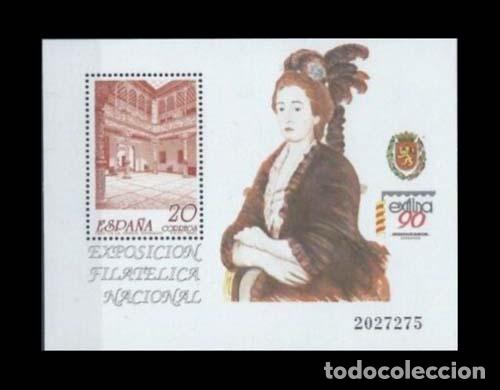 Timbres: Edifil 3068 nuevo sin charnela MNH ** 1990 Hojita Exposici&oacute;n Filat&eacute;lica Nacional EXFILNA'90