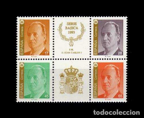 Timbres: Edifil 3259a-3262a hojita S.M. Don Juan Carlos I 1993 nuevos sin charnela MNH **
