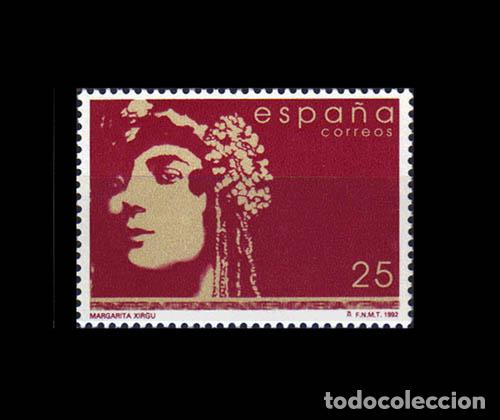 Timbres: Edifil 3152 Mujeres famosas espa&ntilde;olas. Margarita Xirgu 1992 nuevos sin charnela MNH **