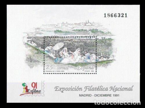 Timbres: Edifil 3145 Hojita Exposici&oacute;n Filat&eacute;lica Nacional EXFILNA'91 1991 nuevos sin charnela MNH **