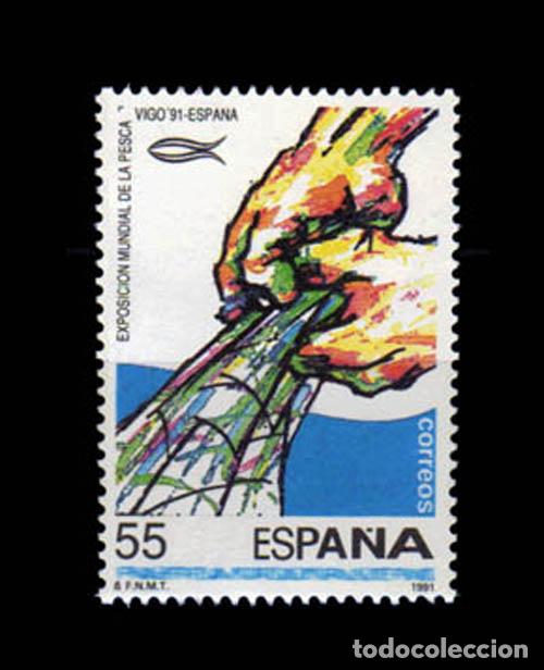 Timbres: Edifil 3133 Exposici&oacute;n Mundial de la Pesca 1991 nuevos sin charnela MNH **