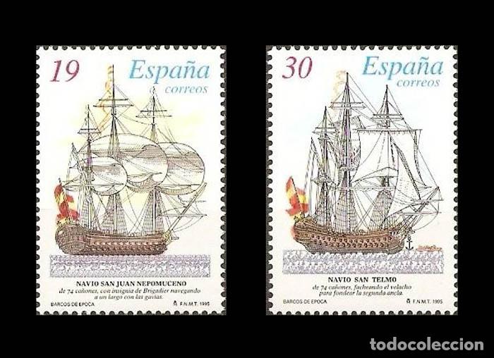 Timbres: Edifil 3350-3351 BARCOS DE &Eacute;POCA 1995 nuevos sin fijasellos MNH **