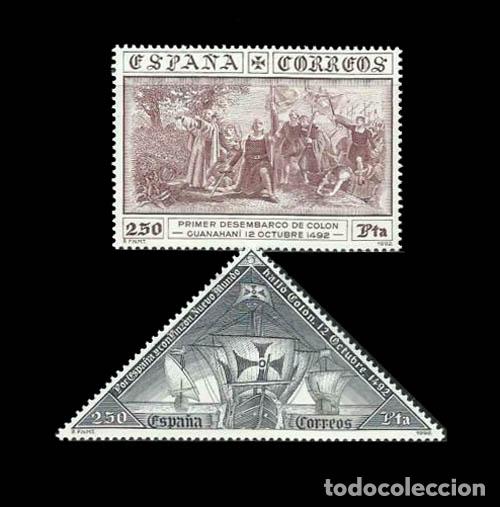 Timbres: Edifil 3193-3194 Exposici&oacute;n Mundial de Filatelia GRANADA'92 1992 nuevos sin charnela MNH **