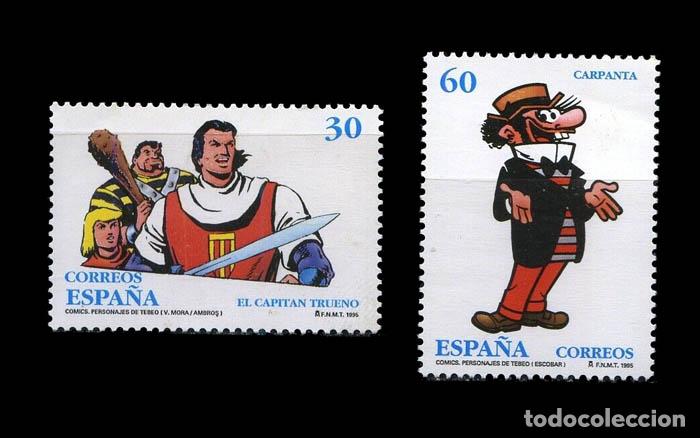 Timbres: Edifil 3359-3360 COMICS. PERSONAJES DE FICCI&Oacute;N 1995 nuevos sin fijasellos MNH **
