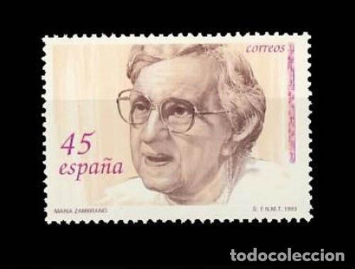 Timbres: Edifil 3241 Mujeres famosas espa&ntilde;olas. Mar&iacute;a Zambrano 1993 nuevos sin charnela MNH **